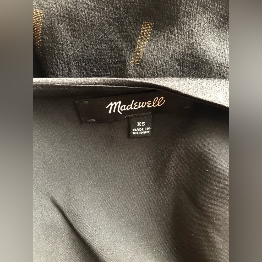 Madewell Women’s Mid Long Sleeve Pockets Black Dress Size XS - Picture 12 of 16